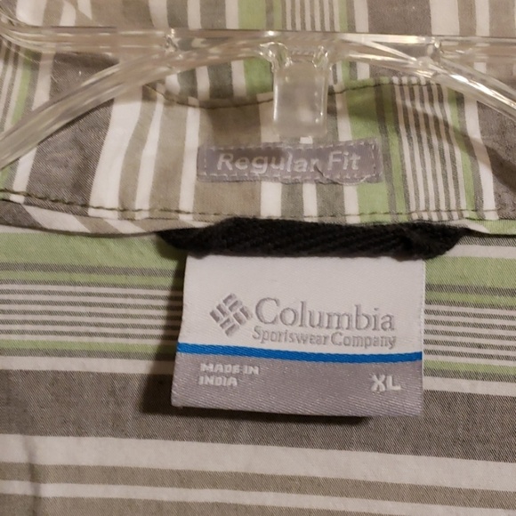 Columbia outdoors casual button down striped - Picture 3 of 4